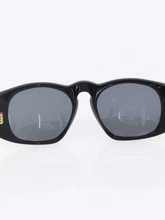 CHANEL COCO Mark Sunglasses plastic Black CC Auth 151144 main image 6